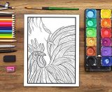 Livre De Coloriage Pour Adultes Nature Sauvage : 35 pages à colorier (poissons, hiboux, cerfs, lamas, paresseux) relaxation et soulagement stress - Format 21,5 x 28 cm