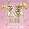 25 ans Le livre d'or de mon Anniversaire: Un livre d'or de la fête du 25e anniversaire - 100 pages Format 21 x 21 cm