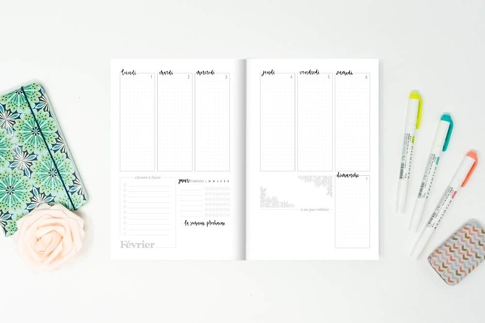 Agenda 2021 : Joyeux bordel : Carnet semainier & journalier, calendrier - 138 pages Format 15 x 22 cm