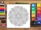 Mandalas : Livre De Coloriage Pour Adultes - 106 pages Format 21,5 x 21,5 cm