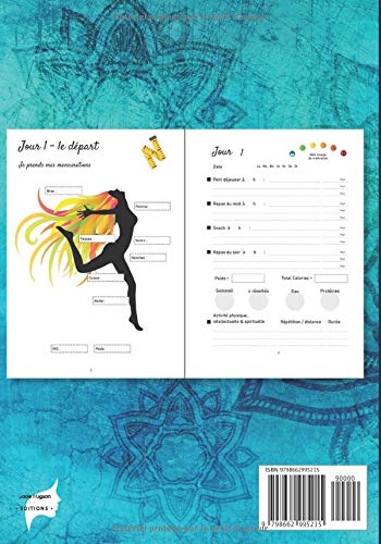 Agenda minceur 90 jours - mon suivi alimentaire détaillé - 101 pages Format 18 x 25 cm
