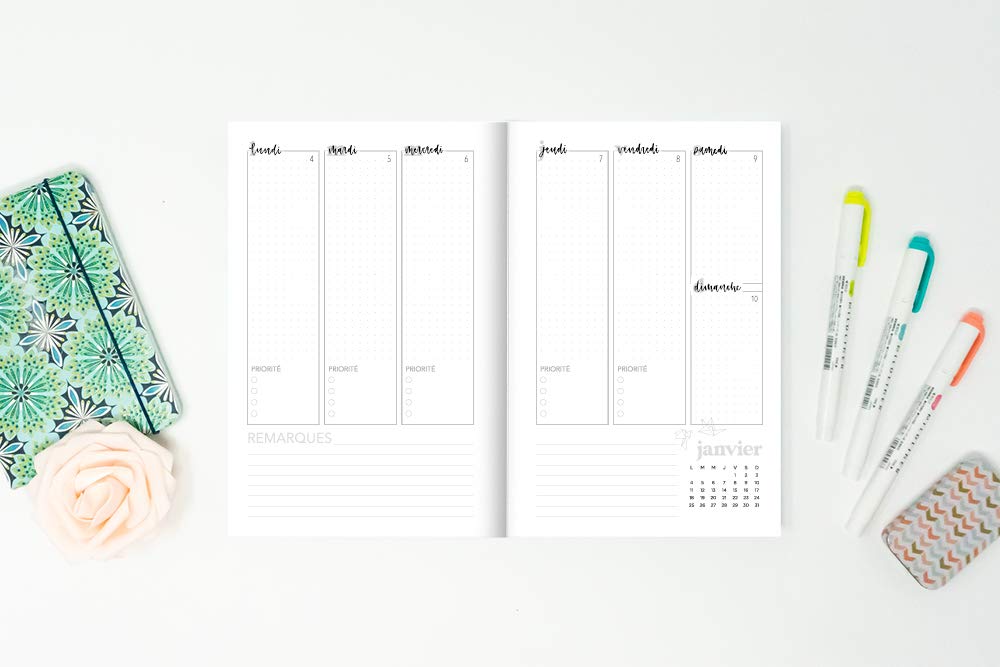 Agenda 2021 : Je m’en fous j’y vais au talent : Carnet semainier & journalier, calendrier - 138 pages Format 15 x 22 cm