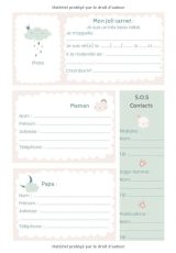 CARNET DE SUIVI BÉBÉ : Journal De Bord De Bébé - 90 Jours À Remplir : De La Maternité À 3 Mois - 93 pages Format 18 x 25 cm