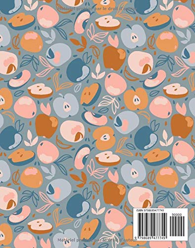 Planificateur de Menus et Liste de Courses : Carnet Parfait pour Organiser, Suivre et Planifier vos Menus & Courses de la semaine - 106 pages Format 18x22 cm