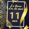 Le Livre D'or De Mes 11 Ans : Cadeau d'anniversaire Livre à Personnaliser - 80 Pages 21.59 x 21.59cm