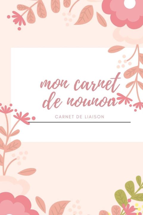 Mon carnet de nounou carnet de liaison: carnet de correspondance I assistante maternelle agenda I agenda bebe nounou - 121 pages Format 15 x 22 cm