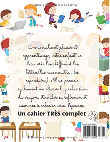Mon cahier d'activités à la maison : Apprendre et progresser en s'amusant - à partir de 4 ans - 88 pages Format A4