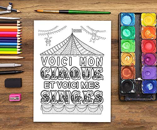 Vie de maman : Un livre de coloriage décalé pour les mamans - 74 pages Format A4