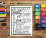 Vie administrative : Livre de coloriage pour adultes : 51 pages à colorier drôles pour secrétaires, assistantes et assistants dans l'administration - 106 pages Format A4