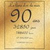 Le livre d'or de mes 90 ans - livre à personnaliser pour anniversaire - 21x21cm 75 pages
