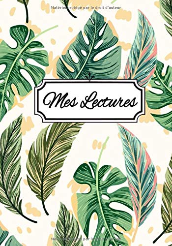 Carnet de lecture | 17,8 x 25,4 cm avec 120 pages