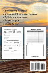 Mon carnet de pêche : Journal de pêche à compléter - 54 sessions de pêche - Noter les conditions météorologies du jour, ses prises - 111 pages Format 15 x 22 cm