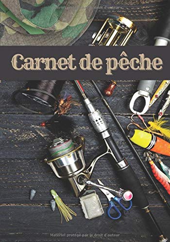 Carnet de pêche : Carnet de pêche à compléter | Idéal pour prendre des notes | Journal de bord | 140 pages au format 18 x 25 cm