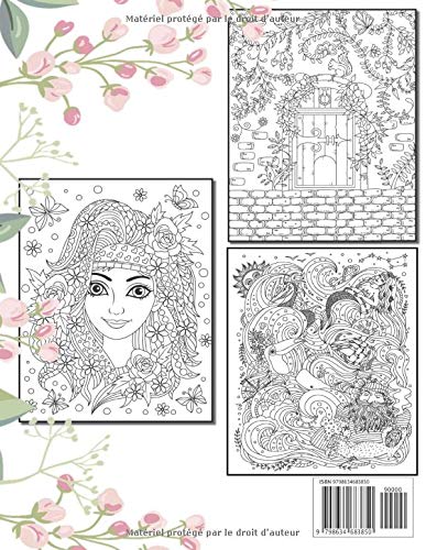 Coloriage Anti-stress : Livre de coloriage adulte anti-stress avec 75 dessins pour adultes - 76 pages Format A4
