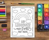 Licornes livre de coloriage pour enfants de 4 à 9 ans - cahier d’activités filles et garçons - 68 pages Format A4