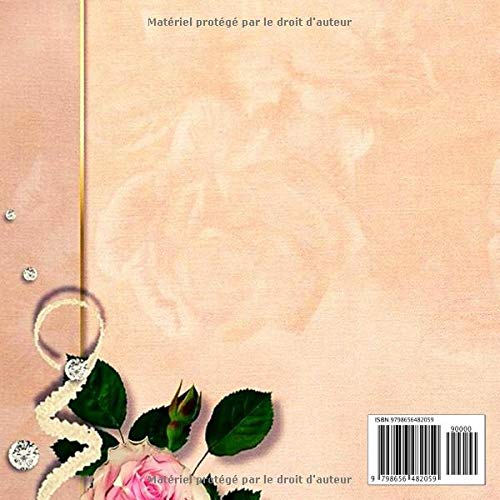 LIVRE D'OR MARIAGE - 51 pages Format 21,5 x 21,5 cm