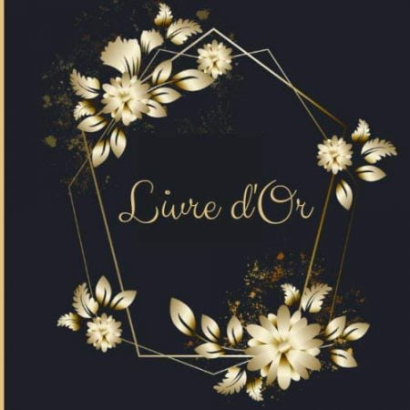 Livre d'Or Mariage, Noces, Anniversaire, Retraite | Format Carré 21 x 21 cm | Couverture Souple & Mate | 110 pages