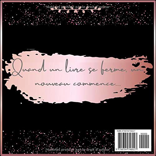 Livre d'or retraite rose gold - Couleur originale dans l'air du temps pour souhaiter un bon départ à votre collègue - 50 pages Format 21,5 x 21,5 cm