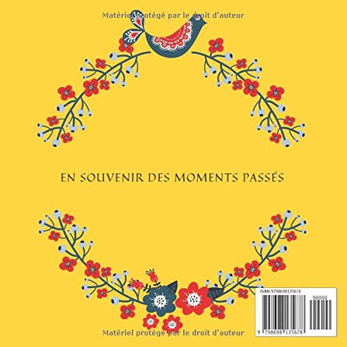 Merci pour tout, le livre d'or : livre d'or retraite homme ou femme, 100 pages Format 21,5 x 21,5 cm