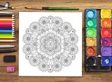 Mandalas : Livre De Coloriage Pour Adultes - 106 pages Format 21,5 x 21,5 cm