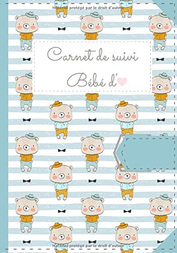 CARNET DE SUIVI BÉBÉ - 200 JOURS : Suivi allaitement, soins, médicaments, sommeil, activité - 202 Pages Format 18 x 25 cm