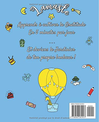 Journal de Gratitude pour enfants : Carnet pour cultiver le bonheur, développer la confiance en soi et la pensée positive - 111 pages Format 19 x 23 cm