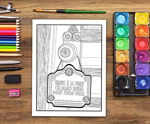 Vie de maman : Un livre de coloriage décalé pour les mamans - 74 pages Format A4
