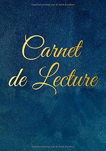 Carnet de Lecture : Cahier de Lecteur | 60 Fiches de Lecture à Compléter | 124 pages, 17,78 cm x 25,4 cm