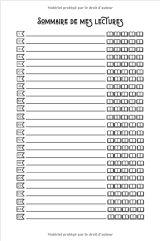 Mon carnet de lecture: Journal de lecteur à remplir - Carnet pour garder une trace de vos lectures - 50 doubles pages - 107 pages Format 15 x 22 cm