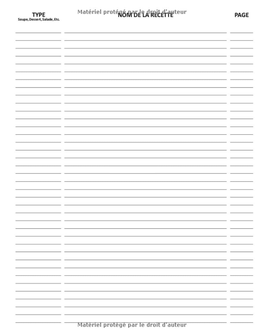 Mes Recettes : Carnet pour 145 recettes à compléter - 150 pages Format 20.32 x 25.4 cm