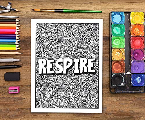 Jeter des confettis d’amour : Un livre de coloriage inspirant pour adultes - 86 pages Format A4