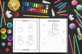 Dinosaures : apprenons à dessiner : Un cahier d'activités rigolo avec 35 illustrations - 86 pages Format A4
