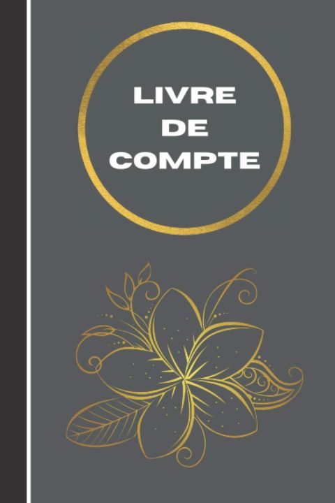 Livre de compte: cahier de revenu | carnet de tenue de compte | registre de comptabilité - 100 pages - format A5