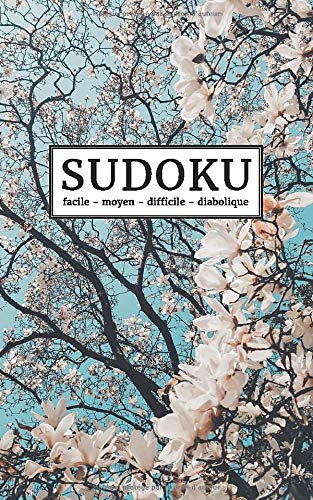 SuDoKu adulte Niveau facile - moyen - difficile - diabolique | Format poche | 192 grilles | 112 pages Format 12,7 x 20 cm