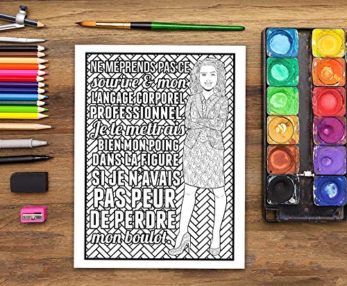 Vie dans la finance : un livre de coloriage sarcastique pour adultes : 50 pages à colorier amusantes pour les banquiers, les analystes, les conseillers - 104 pages Format A4