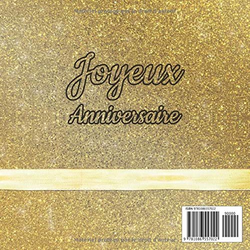 Le livre d'or de mes 25 ans : Un livre d'or de la fête du 25e anniversaire - 100 pages Format 21 x 21 cm