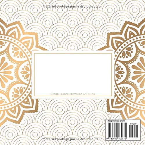 Livre d’Or pour Noces d’Or : 50 ans de mariage: un souvenir à cette journée si spéciale - 108 pages Format 21 x 21 cm