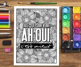 Livre de coloriage décalé pour adultes - 76 pages Format A4