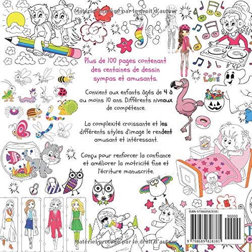 Le livre de Coloriage Ultime pour les Filles - Pour enfants de 4 à 10 ans