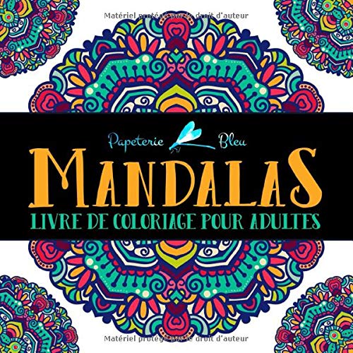Mandalas : Livre De Coloriage Pour Adultes - 106 pages Format 21,5 x 21,5 cm