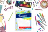 Cahier d'écriture cursive pour débutants : 6 ans et + / 108 pages Format 21,5 x 28 cm