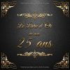 Le Livre d'Or de mes 25 ans : Un livre d'or de la fête du 25e anniversaire - 100 pages Format 21 x 21 cm