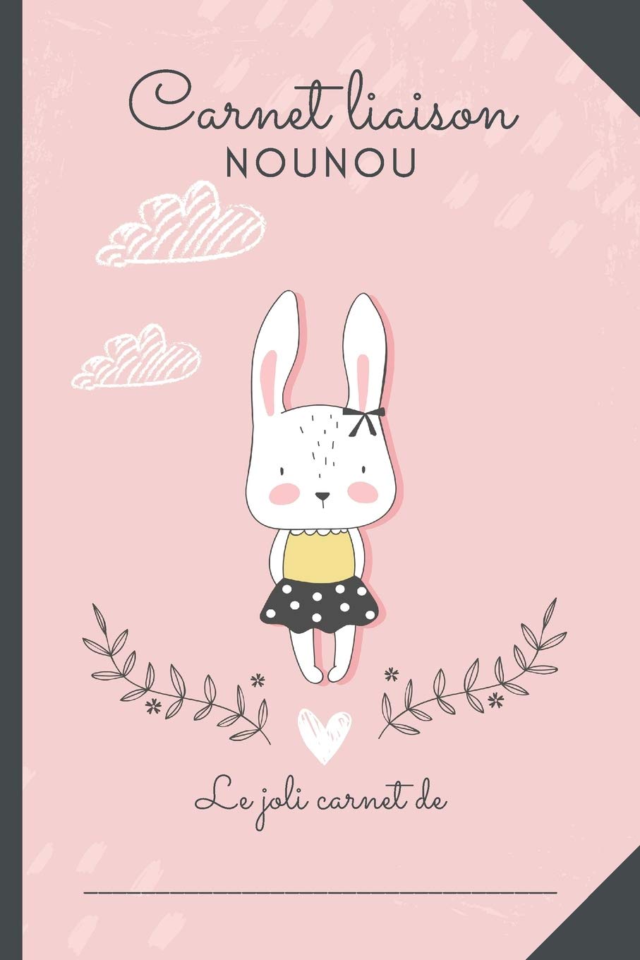 CARNET LIAISON NOUNOU : cahier de transmissions nounou parents pour faciliter la communication au quotidien - 100 pages Format 15 x 22 cm