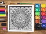 Mandalas Complexes : Livre De Coloriage Pour Adultes - 86 pages Format 21,5 x 21,5 cm