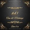 60 ans de Mariage : Un beau livre d'or et album pour 60 ans de Mariage - Le Noces de diamant - 100 pages Format 21 x 21 cm