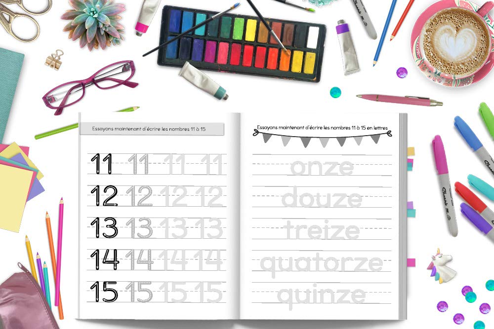 Maths pour les tout-petits - Nombres, Calculer, Compter : Cahier d'activités pour enfants, 2-4 ans - 72 pages Format 21,5 x 28 cm