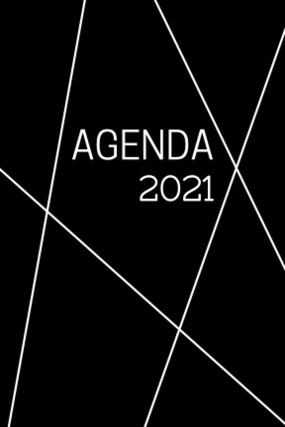 Agenda: Noir | Semainier A6 en Français | Petit Format de Poche | 108 pages Format 10 x 15 cm