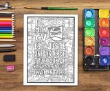 Vie d’assistants juridiques : un livre de coloriage sarcastique pour adultes - 106 pages Format A4