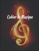 Cahier de Musique - Seyes Grands Carreaux et Portées Cahier Musique et Chant avec Clé de Sol - Grand Format 21,5 x 28 cm - 101 pages