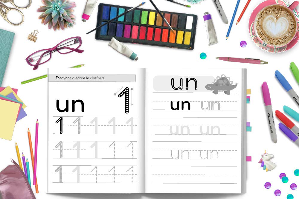 Maths pour les tout-petits - Nombres, Calculer, Compter : Cahier d'activités pour enfants, 2-4 ans - 72 pages Format 21,5 x 28 cm